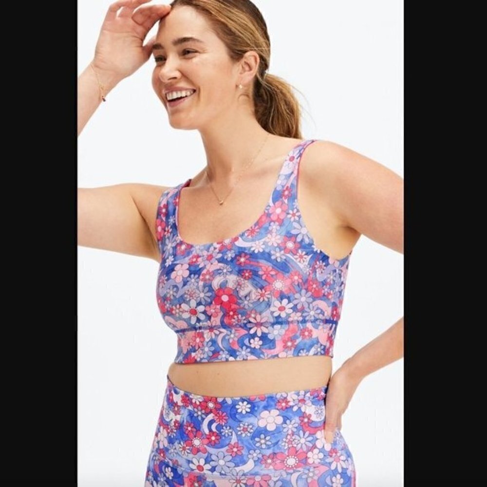 Fabletics PureLuxe Harlyn Sports Bra & Leggings Set S High-Waist Activewear